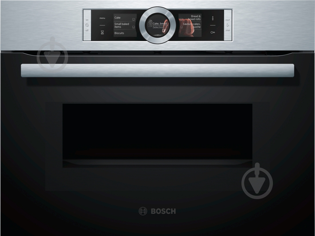 Духовой шкаф Bosch CMG 6764S1 с функцией микроволн - фото 1