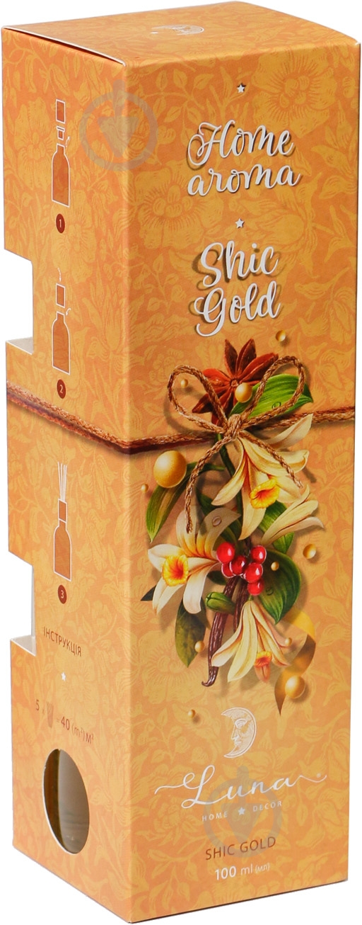 Аромадиффузор Luna Shic Gold 100 мл - фото 3 Аромадиффузор Luna Shic Gold 100 мл - фото 3