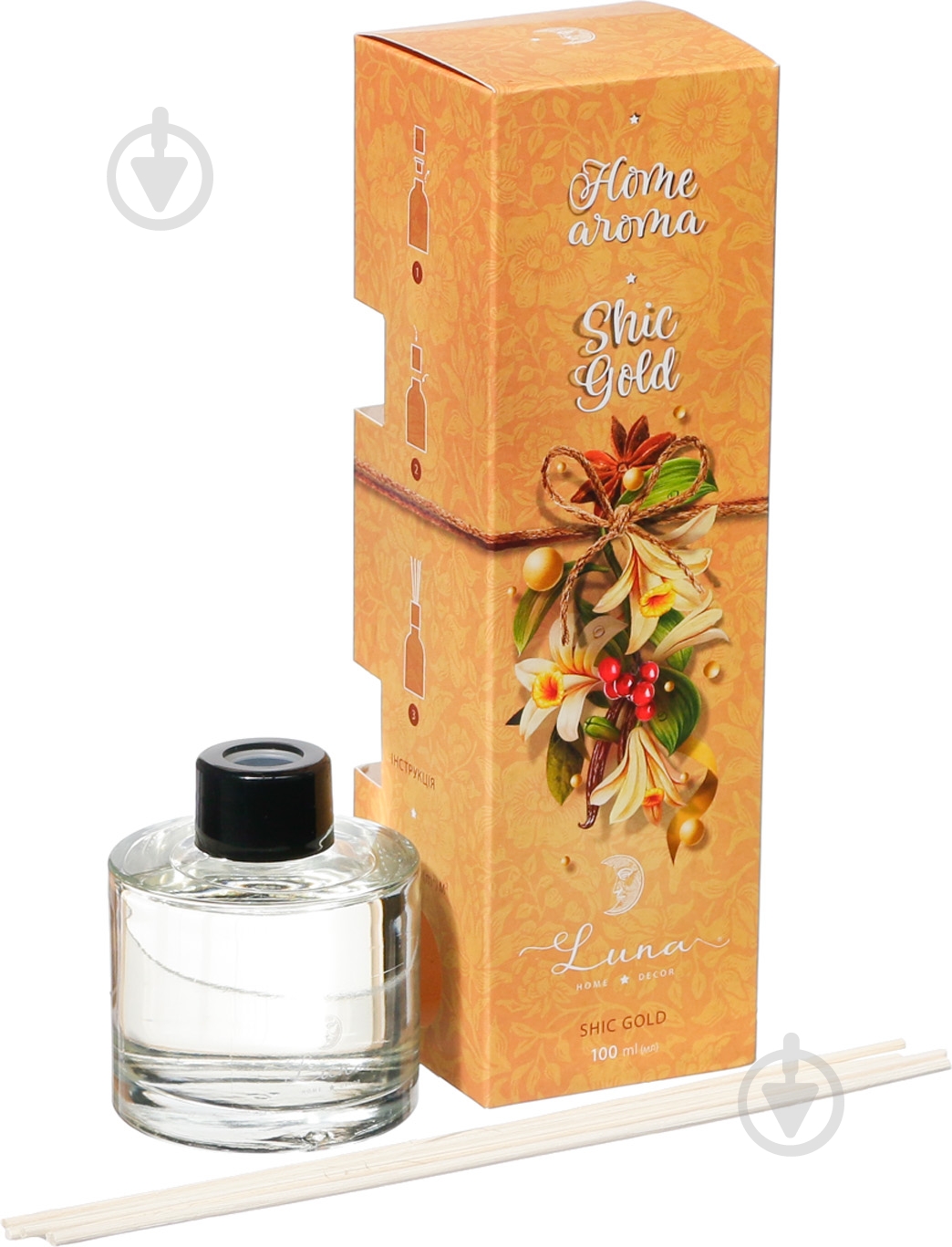 Аромадиффузор Luna Shic Gold 100 мл - фото 1 Аромадиффузор Luna Shic Gold 100 мл - фото 1
