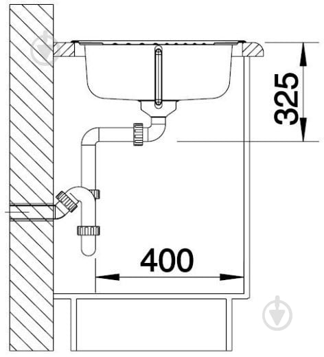Мойка для кухни Blanco 513441 Tipo 45S Compact - фото 4