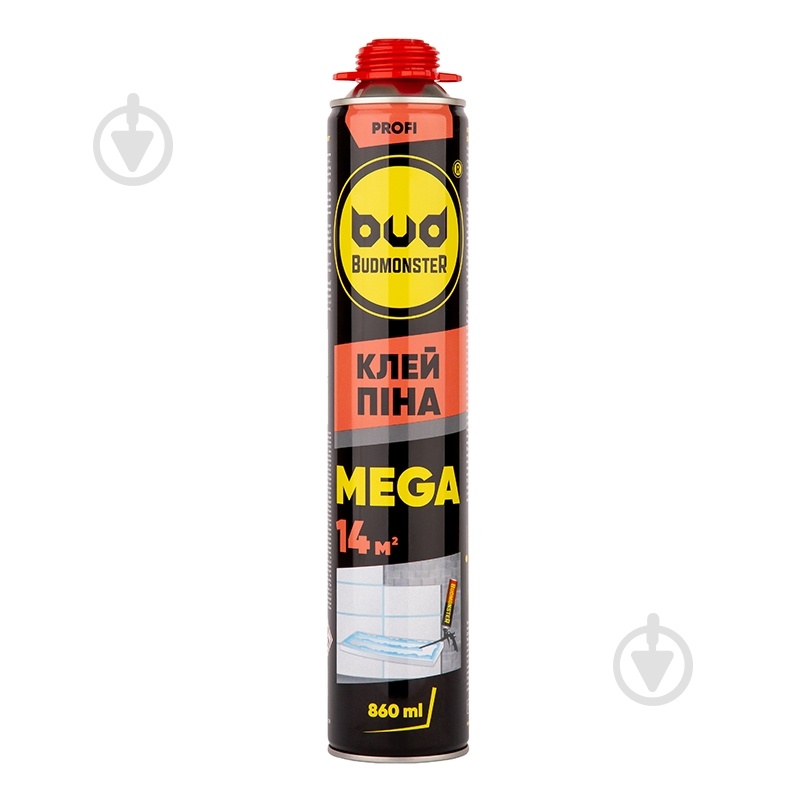 Пена-клей Budmonster профессиональная Mega 860 мл - фото 1