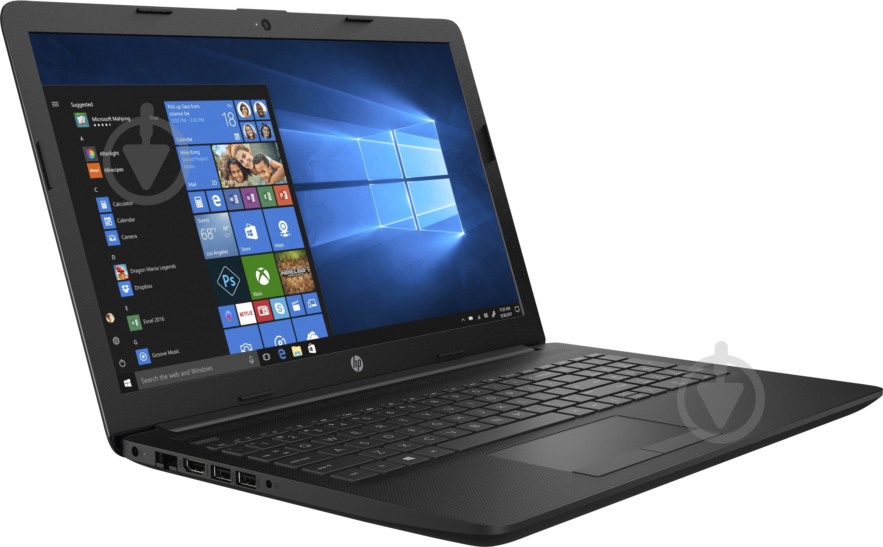 Ноутбук HP 15-da1009ur 15,6" (5GY19EA) black - фото 3