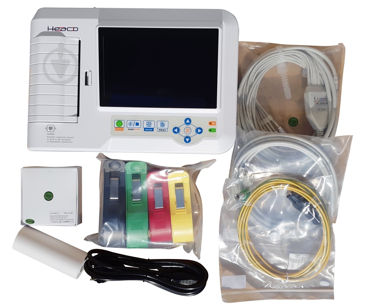 Електрокардіограф Heaco ECG600G - фото 5 Електрокардіограф Heaco ECG600G - фото 5