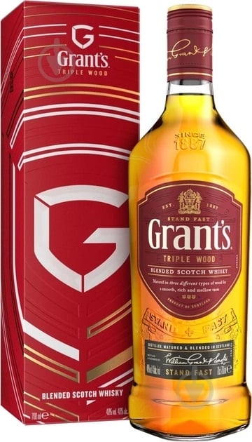 Виски Grants Triplewood в коробке 0,7 л - фото 1 Виски Grants Triplewood в коробке 0,7 л - фото 1