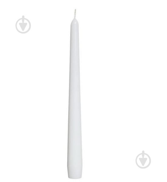 Свеча конусна 245/24 белая Bolsius - фото 1