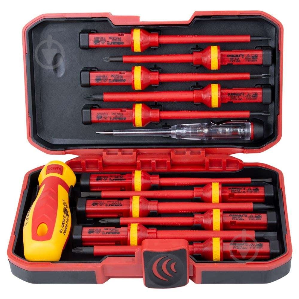 Набір викруток Sigma діелектричних 11 шт + викрутка-індикатор 250 В CrV 4008411 - фото 2 Набір викруток Sigma діелектричних 11 шт + викрутка-індикатор 250 В CrV 4008411 - фото 2