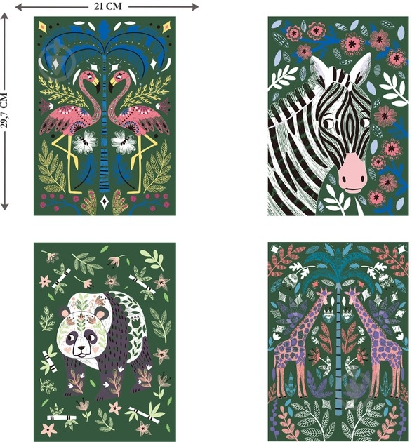 ᐉ Набор для творчества Avenir скретч-арт/скретчбук/магические