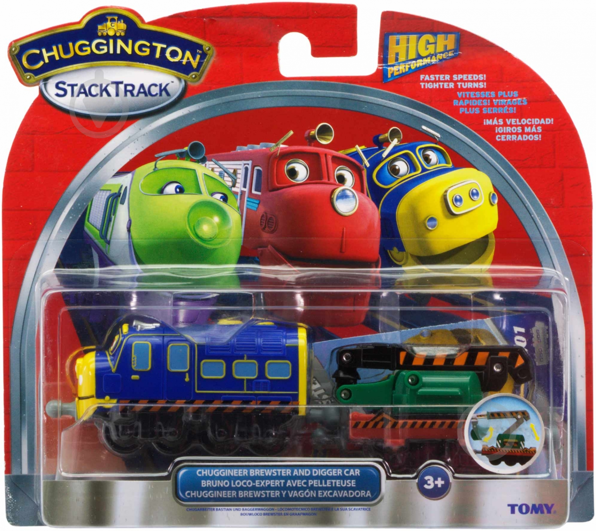 Паровозик Tomy Брюстер з вагоном-екскаватором LC54125 - фото 1 Паровозик Tomy Брюстер з вагоном-екскаватором LC54125 - фото 1