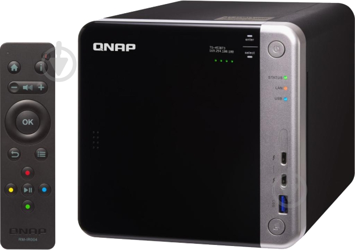 Сетевое хранилище QNAP TS-453BT3-8G - фото 3