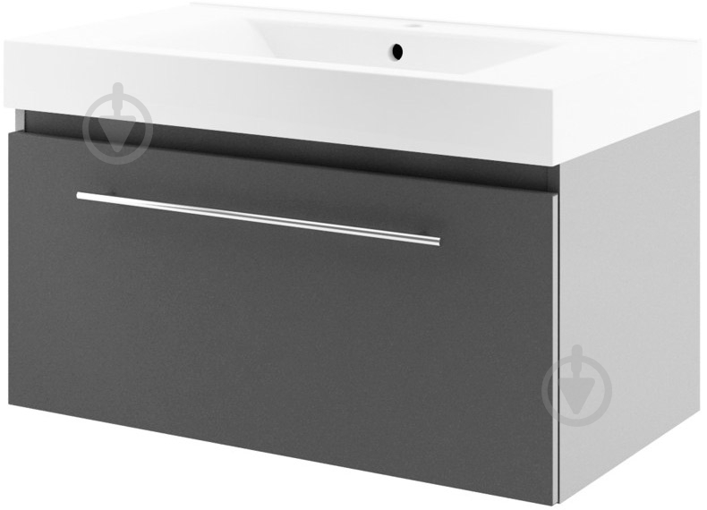 Тумба подвесная Aquaform DECORA 90 0401-542012 антрацит - фото 1 Тумба подвесная Aquaform DECORA 90 0401-542012 антрацит - фото 1