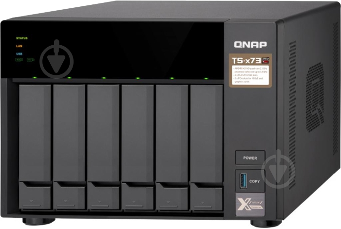 Сетевое хранилище QNAP TS-673-4G - фото 1