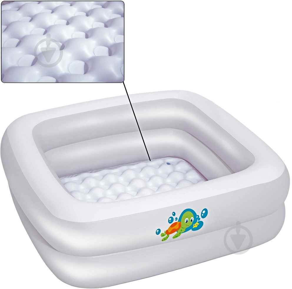 Бассейн надувной Bestway 86х86х25 см - фото 3 Бассейн надувной Bestway 86х86х25 см - фото 3