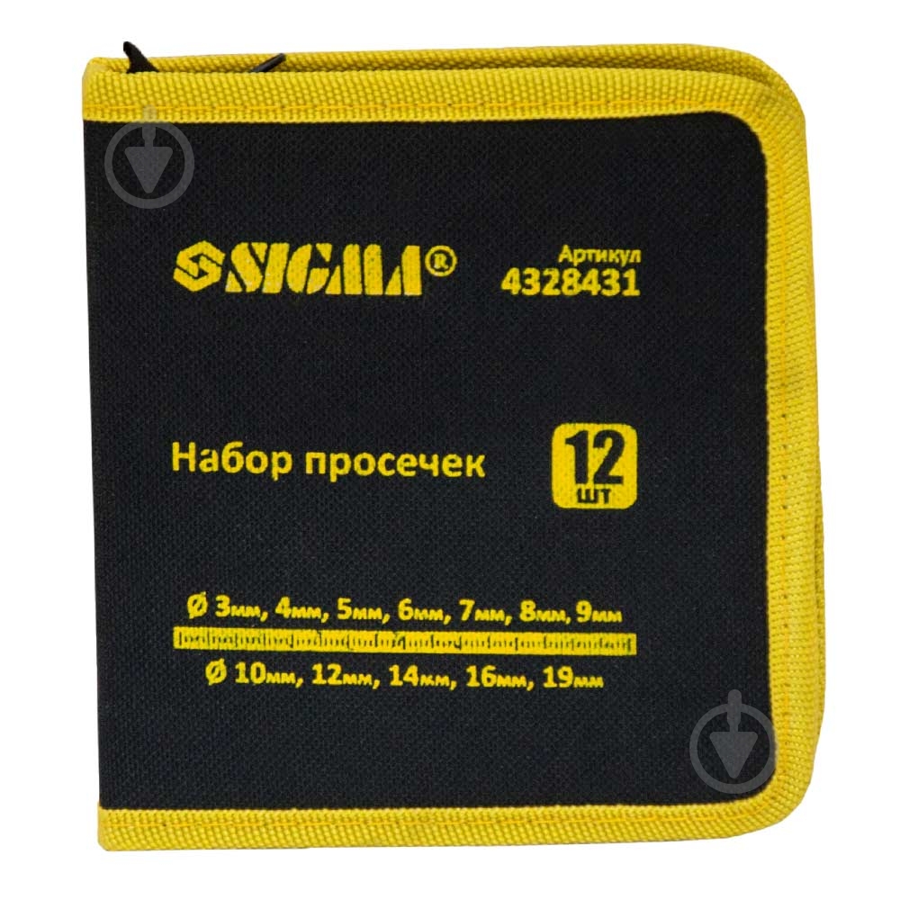 Набір ручного інструменту Sigma просічки 12 шт. 4328431 - фото 4