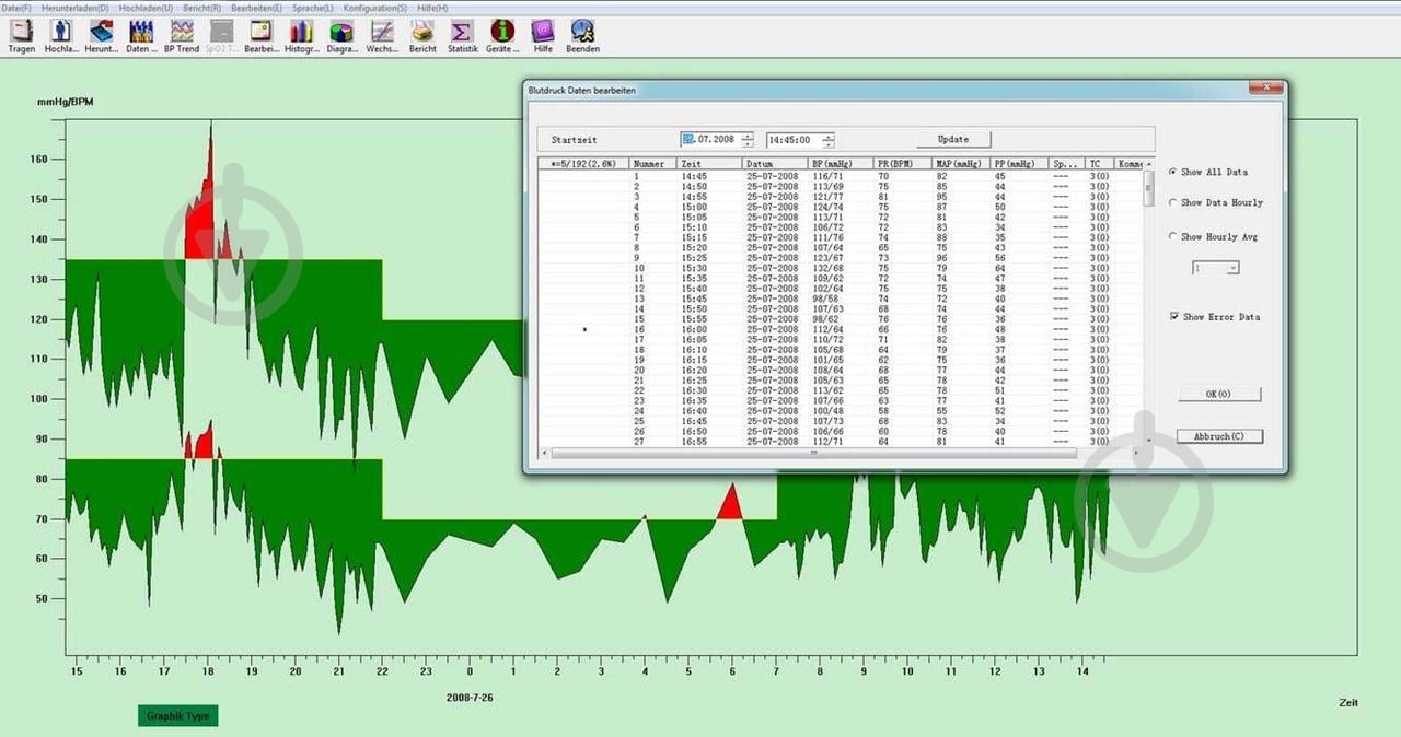Монітор пацієнта Heaco ABPM 50 - фото 5 Монітор пацієнта Heaco ABPM 50 - фото 5