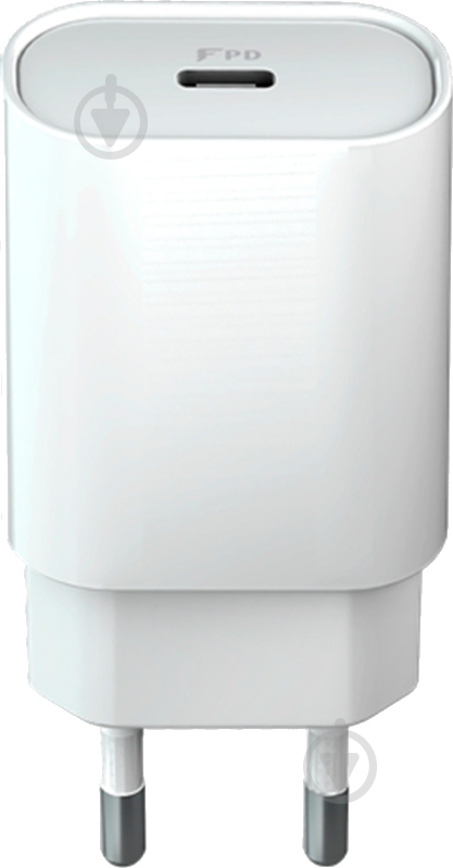 Зарядное устройство Forever 1X TYPE-C PD (18W) белый - фото 1