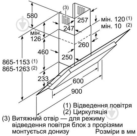 Витяжка Bosch DWK 098E61 - фото 5