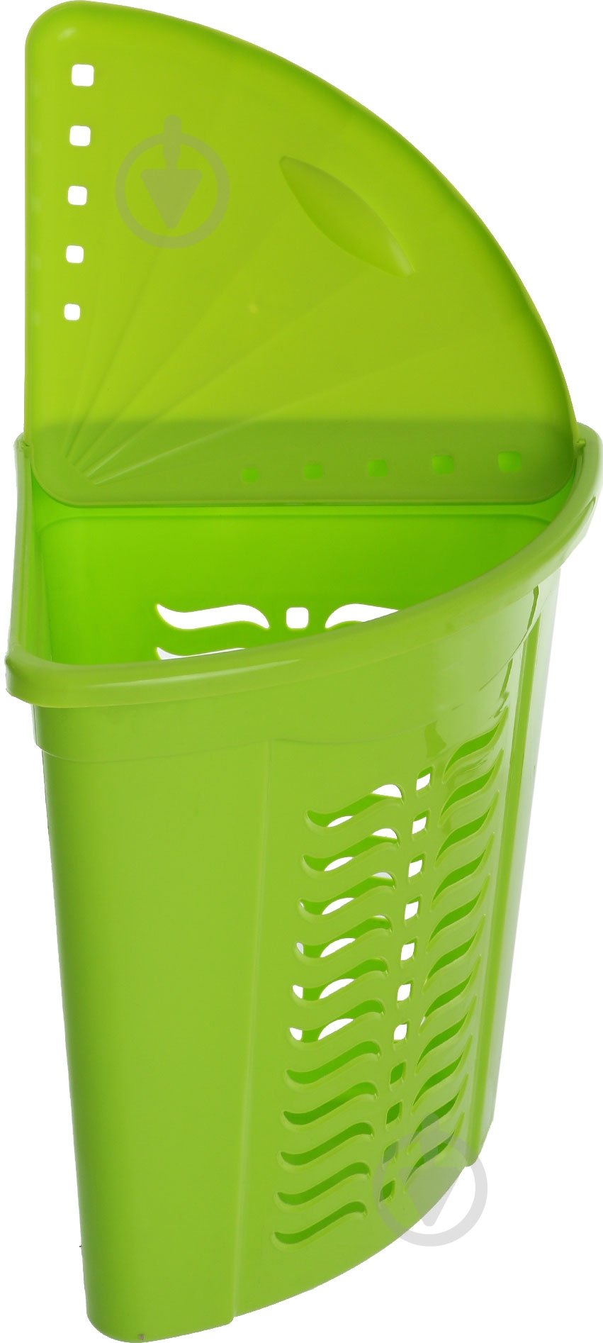 Корзина для белья угловой 42 л салатовый - фото 3 Корзина для белья угловой 42 л салатовый - фото 3