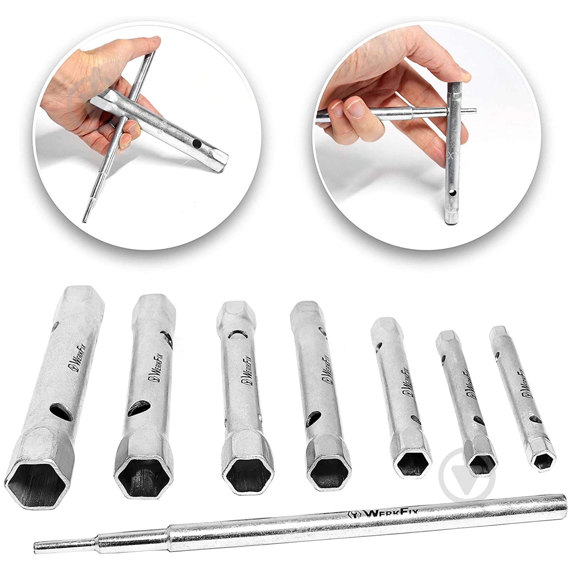 Набір ключів трубчастих WerkFix 273004108 - фото 4