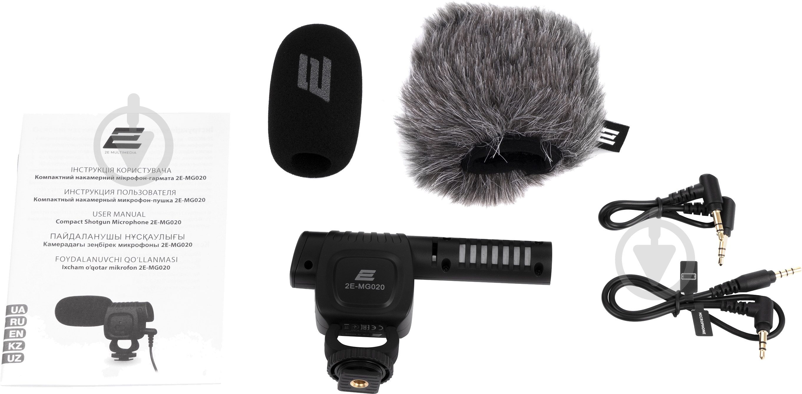 Микрофон 2E Shoutgun Pro on/of 3.5mm (2E-MG020) - фото 14 Микрофон 2E Shoutgun Pro on/of 3.5mm (2E-MG020) - фото 14