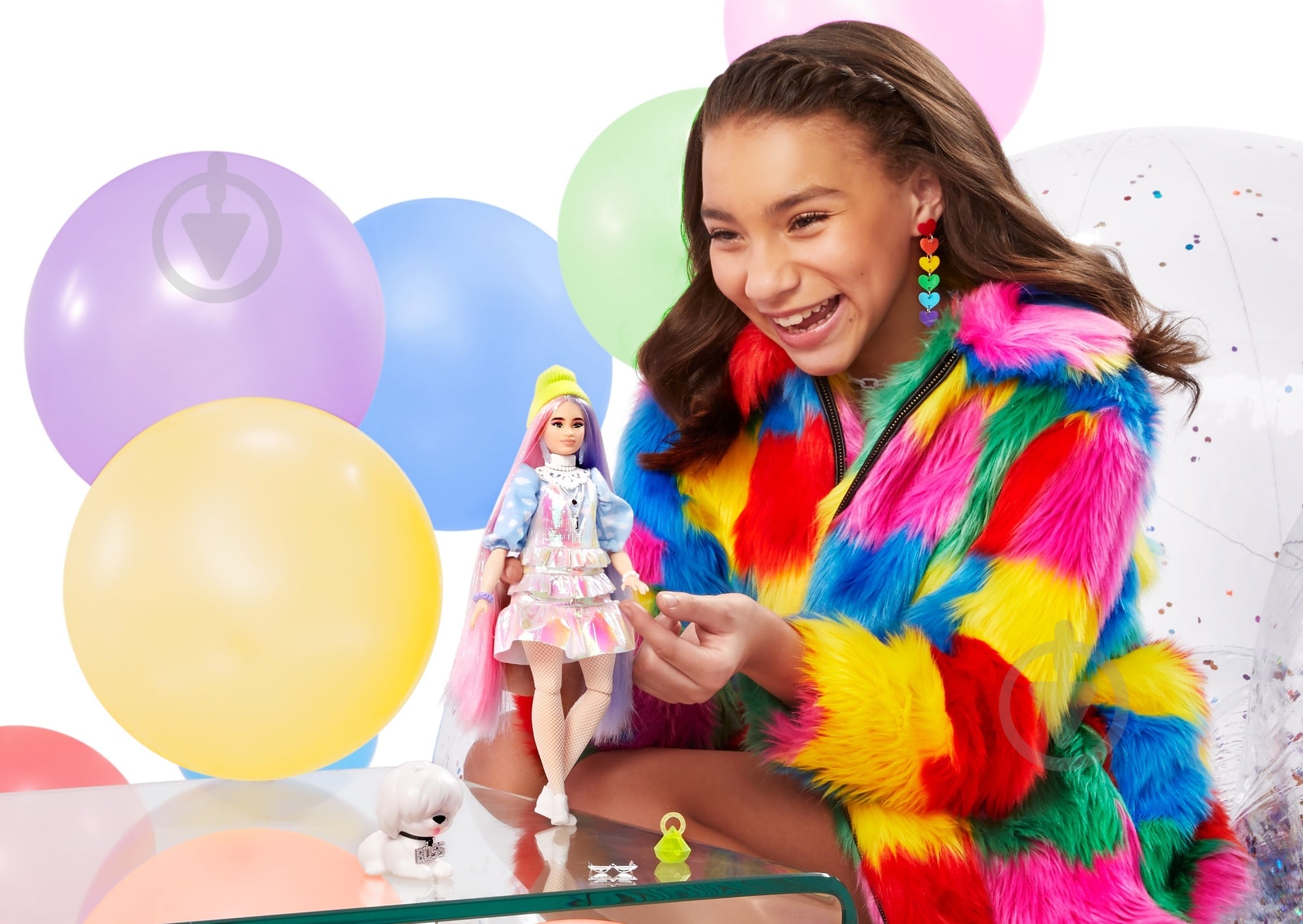 Кукла Barbie Экстра в салатовой шапочке GVR05 - фото 2 Кукла Barbie Экстра в салатовой шапочке GVR05 - фото 2