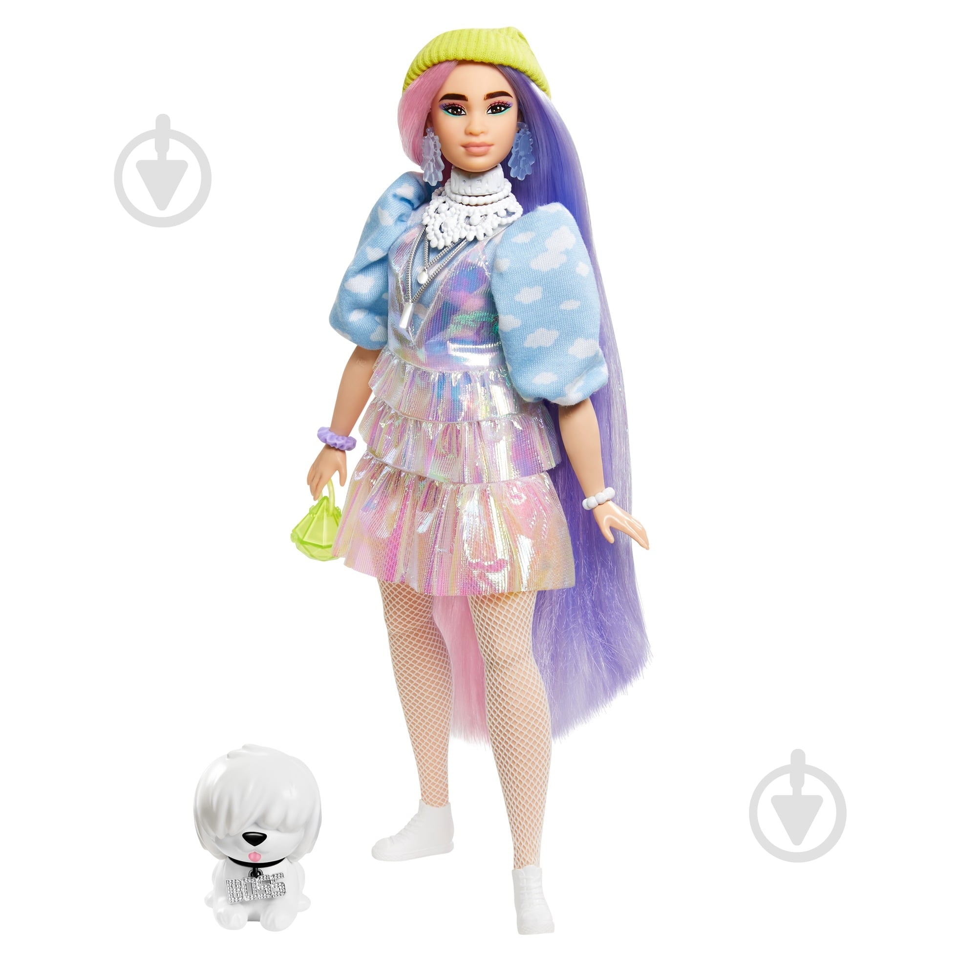 Кукла Barbie Экстра в салатовой шапочке GVR05 - фото 1 Кукла Barbie Экстра в салатовой шапочке GVR05 - фото 1