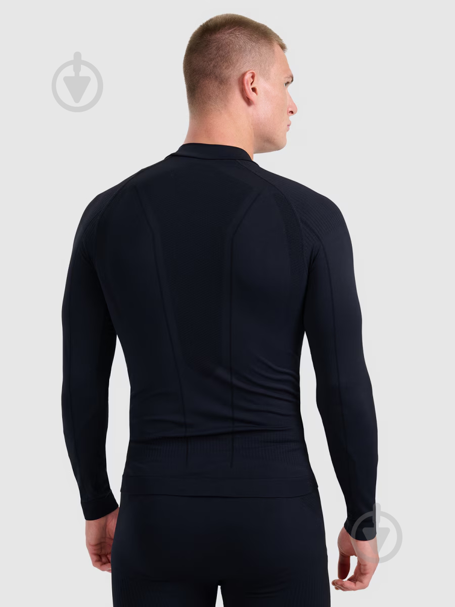 Футболка з довгим рукавом 4F 4FWAW25USEAM224-20S р.L-XL чорний - фото 2 Футболка з довгим рукавом 4F 4FWAW25USEAM224-20S р.L-XL чорний - фото 2