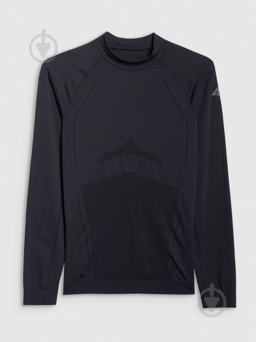 Футболка з довгим рукавом 4F 4FWAW25USEAM224-20S р.L-XL чорний - фото 7 Футболка з довгим рукавом 4F 4FWAW25USEAM224-20S р.L-XL чорний - фото 7