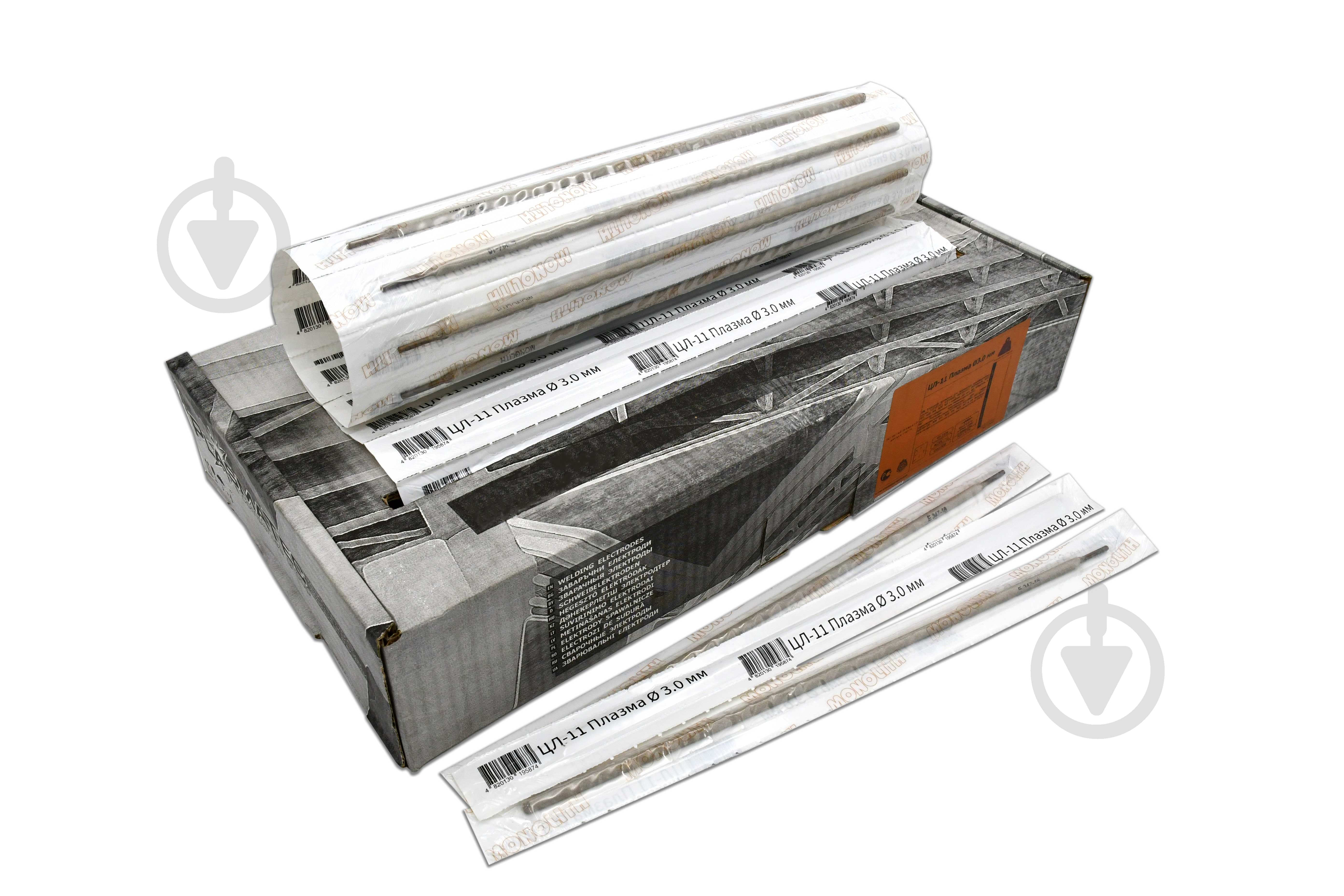 Электроды сварочные Monolith ЦЛ-11 Плазма 3 мм 0,07 кг - фото 1