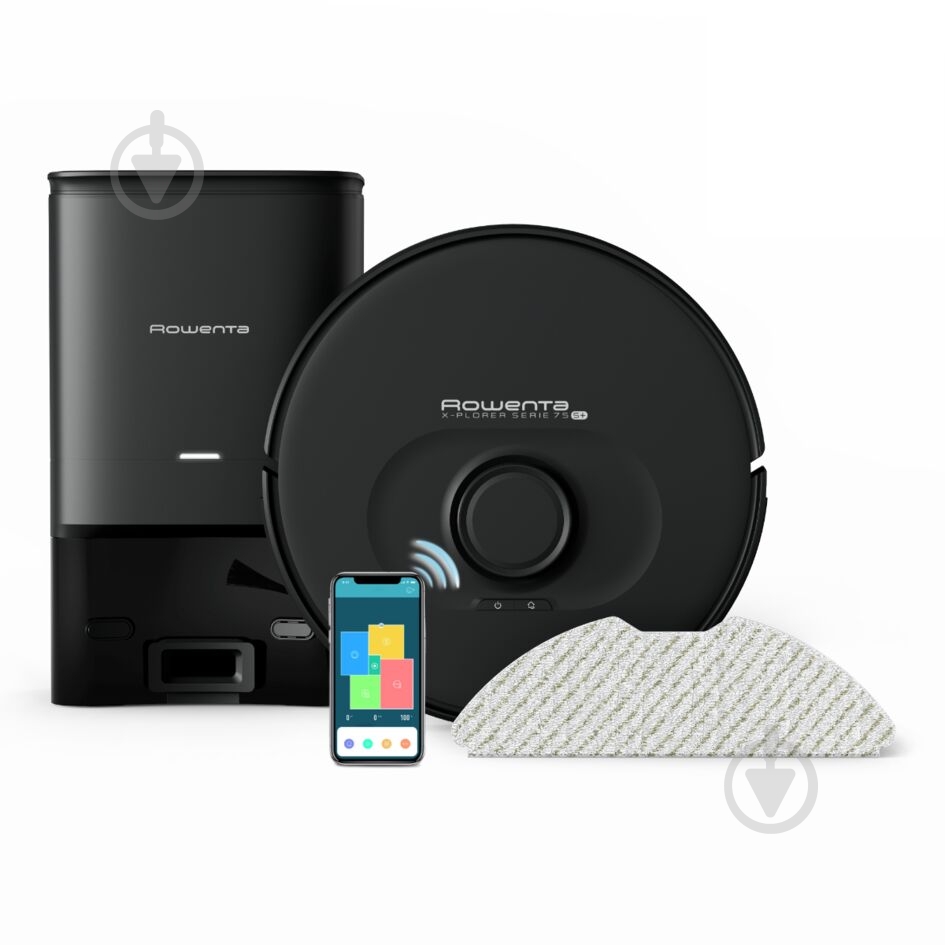 Робот-пылесос Rowenta RR8595WH_SET + обогреватель BU2620F0 в подарок! black - фото 17 Робот-пылесос Rowenta RR8595WH_SET + обогреватель BU2620F0 в подарок! black - фото 17