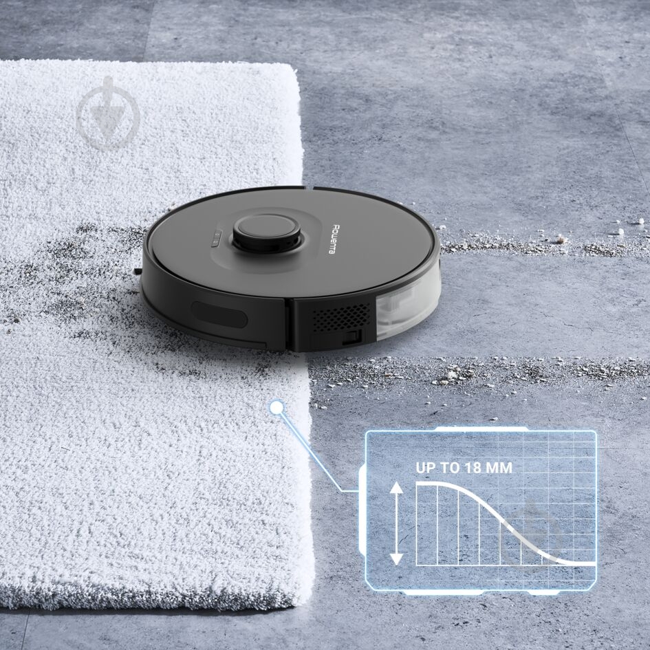 Робот-пылесос Rowenta RR8595WH_SET + обогреватель BU2620F0 в подарок! black - фото 24 Робот-пылесос Rowenta RR8595WH_SET + обогреватель BU2620F0 в подарок! black - фото 24