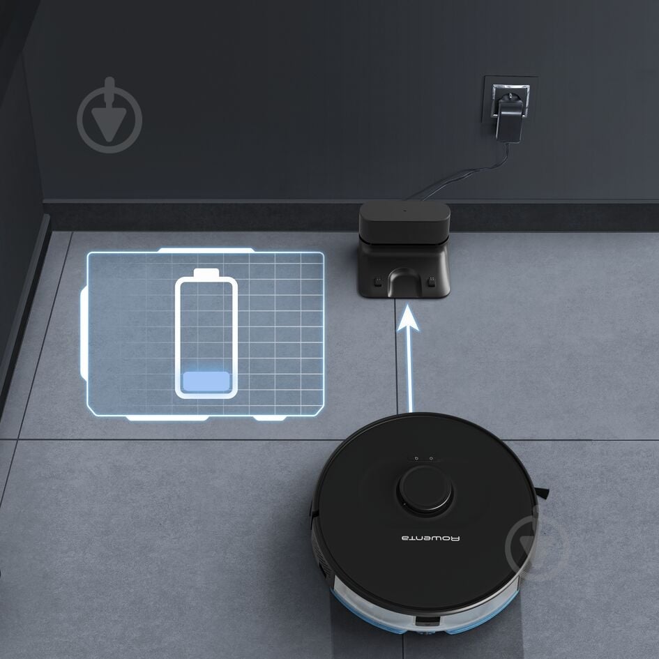 Робот-пылесос Rowenta RR8595WH_SET + обогреватель BU2620F0 в подарок! black - фото 23 Робот-пылесос Rowenta RR8595WH_SET + обогреватель BU2620F0 в подарок! black - фото 23