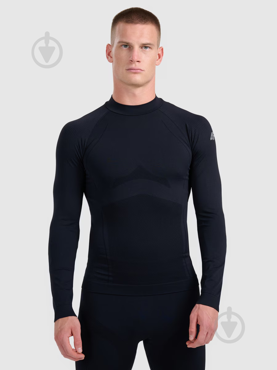 Футболка з довгим рукавом 4F 4FWAW25USEAM224-20S р.2XL-3XL чорний - фото 1 Футболка з довгим рукавом 4F 4FWAW25USEAM224-20S р.2XL-3XL чорний - фото 1