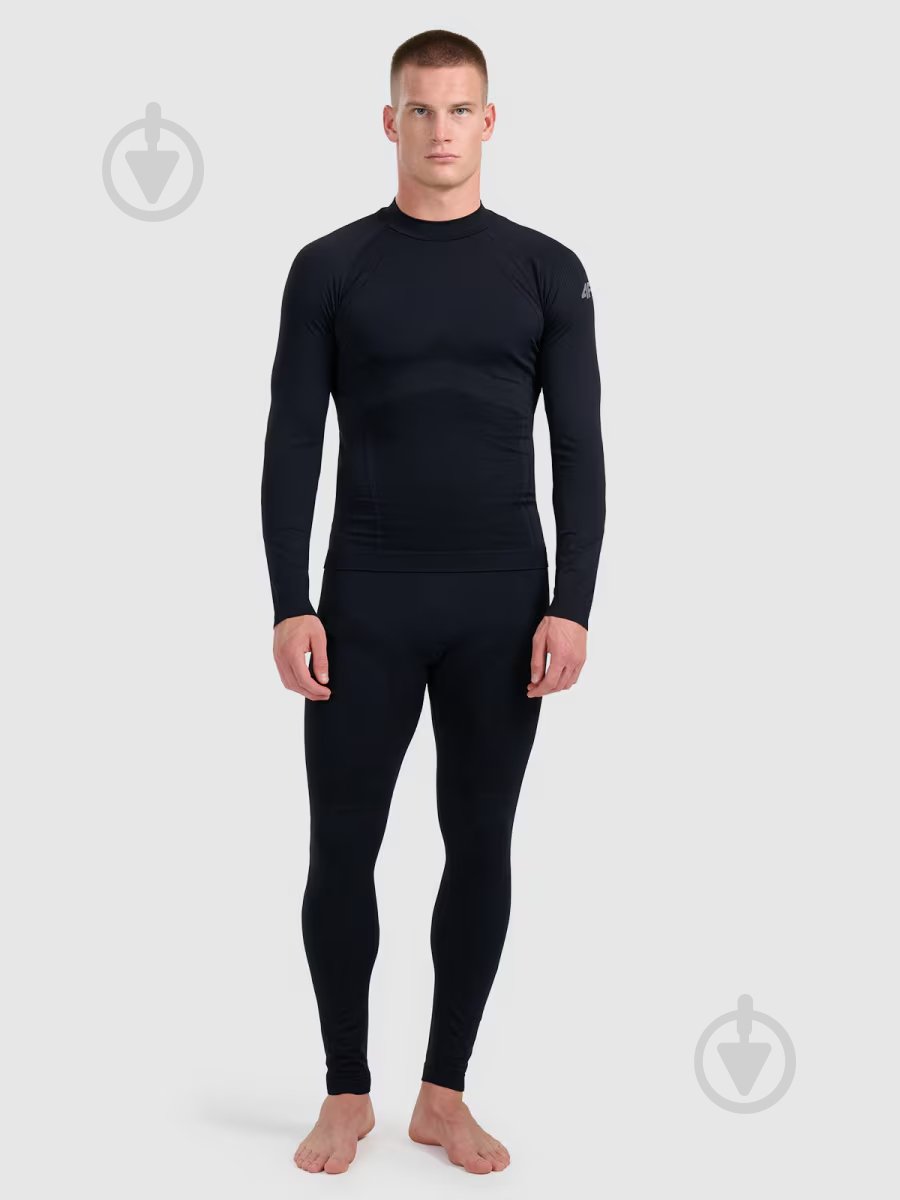 Футболка з довгим рукавом 4F 4FWAW25USEAM224-20S р.2XL-3XL чорний - фото 5 Футболка з довгим рукавом 4F 4FWAW25USEAM224-20S р.2XL-3XL чорний - фото 5