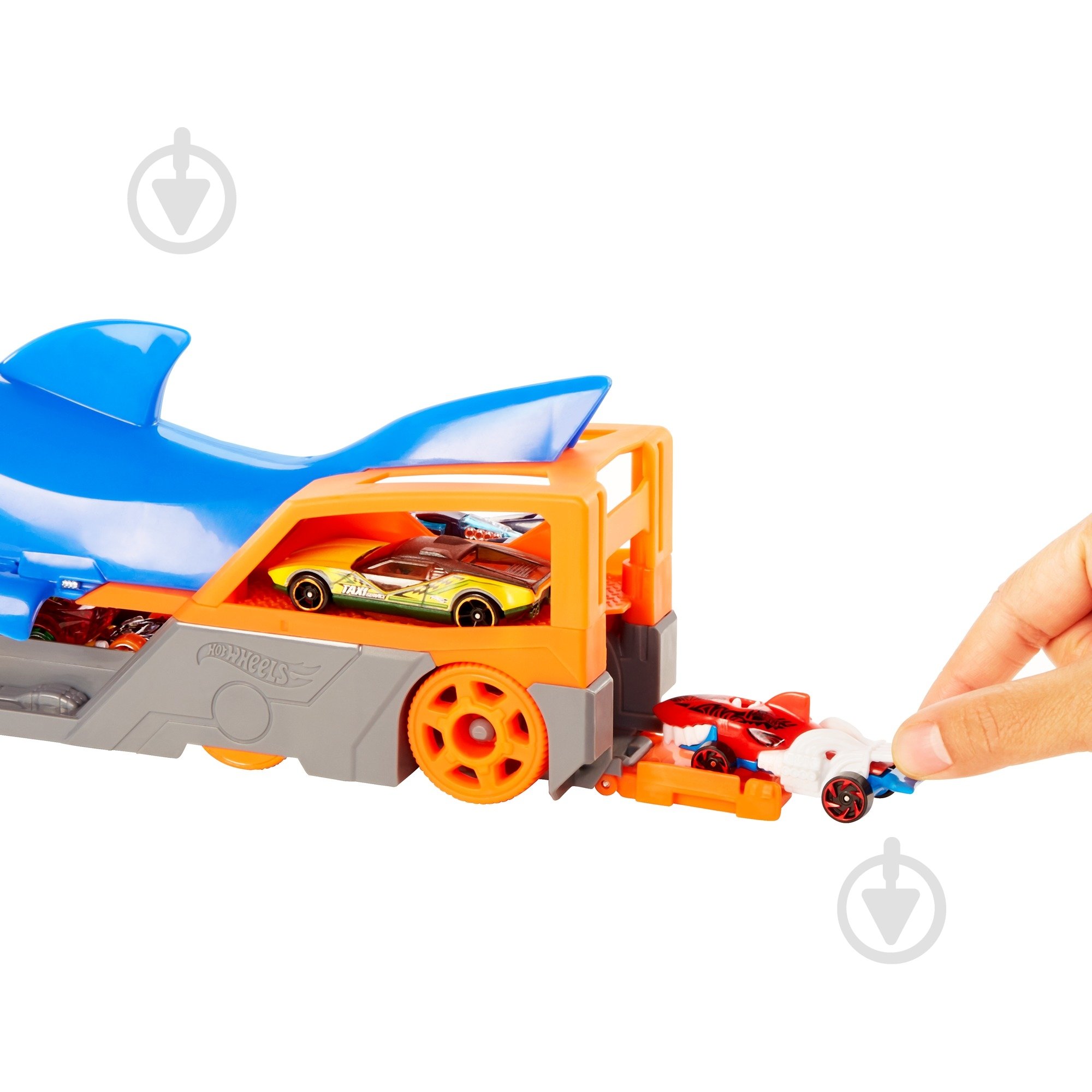 Вантажівка-транспортер Hot Wheels Акуляча паща GVG36 - фото 7