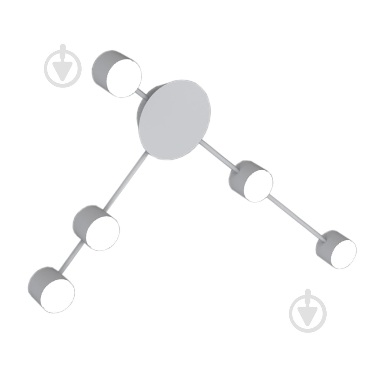 Люстра потолочная Hopfen VENNSKAP-GX-5WL WH 5xGX53 белый - фото 1