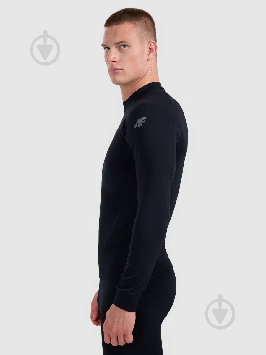 Футболка с длинным рукавом 4F 4FWAW25USEAM224-20S р.S-M черный - фото 3 Футболка с длинным рукавом 4F 4FWAW25USEAM224-20S р.S-M черный - фото 3