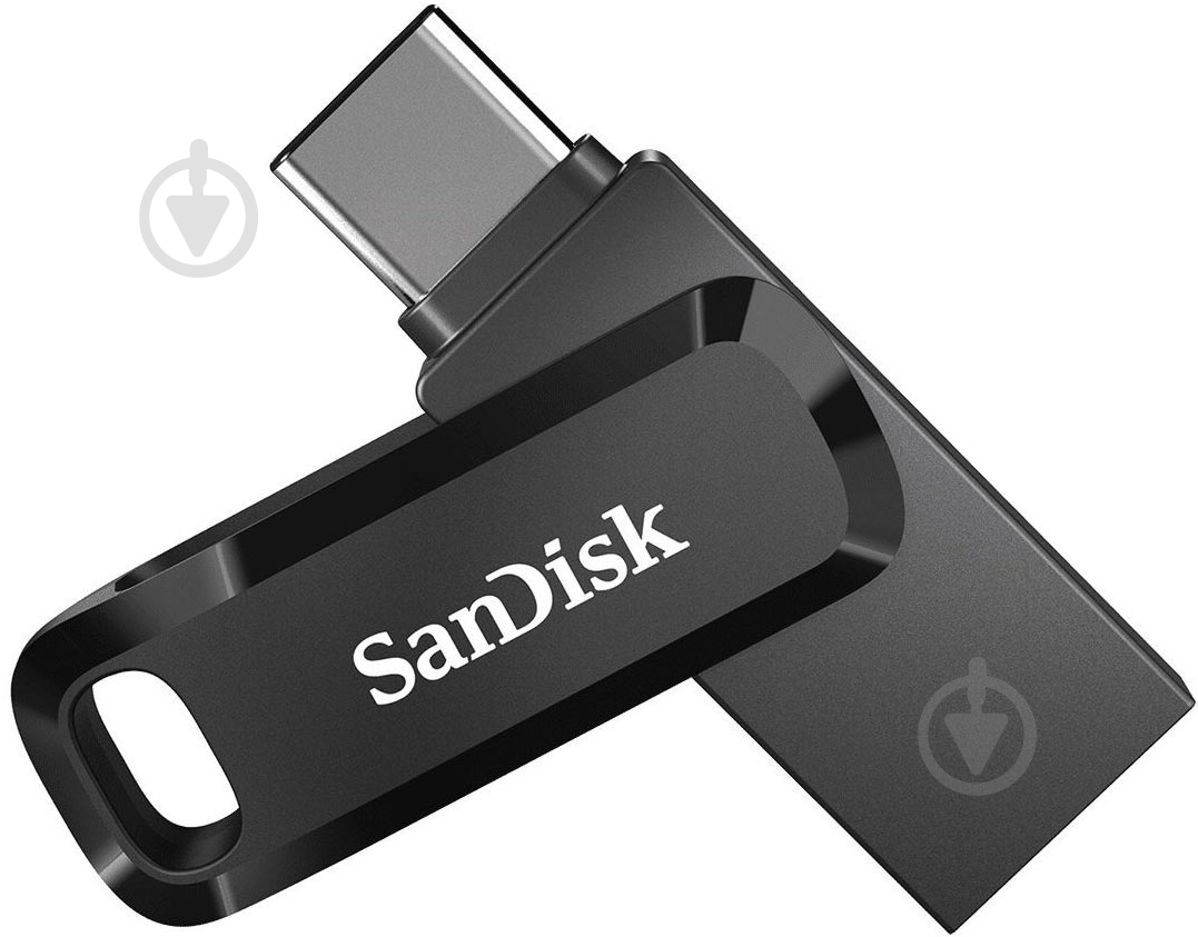 Накопитель SanDisk 128 ГБ USB Type-C black (SDDDC3-128G-G46) - фото 1
