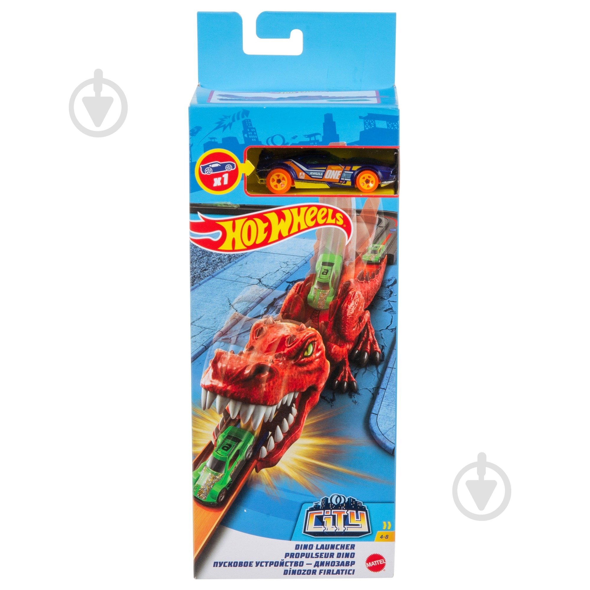 Вантажівка-пускач Hot Wheels Прискорювачі Небезпечні створіння GVF41 - фото 6