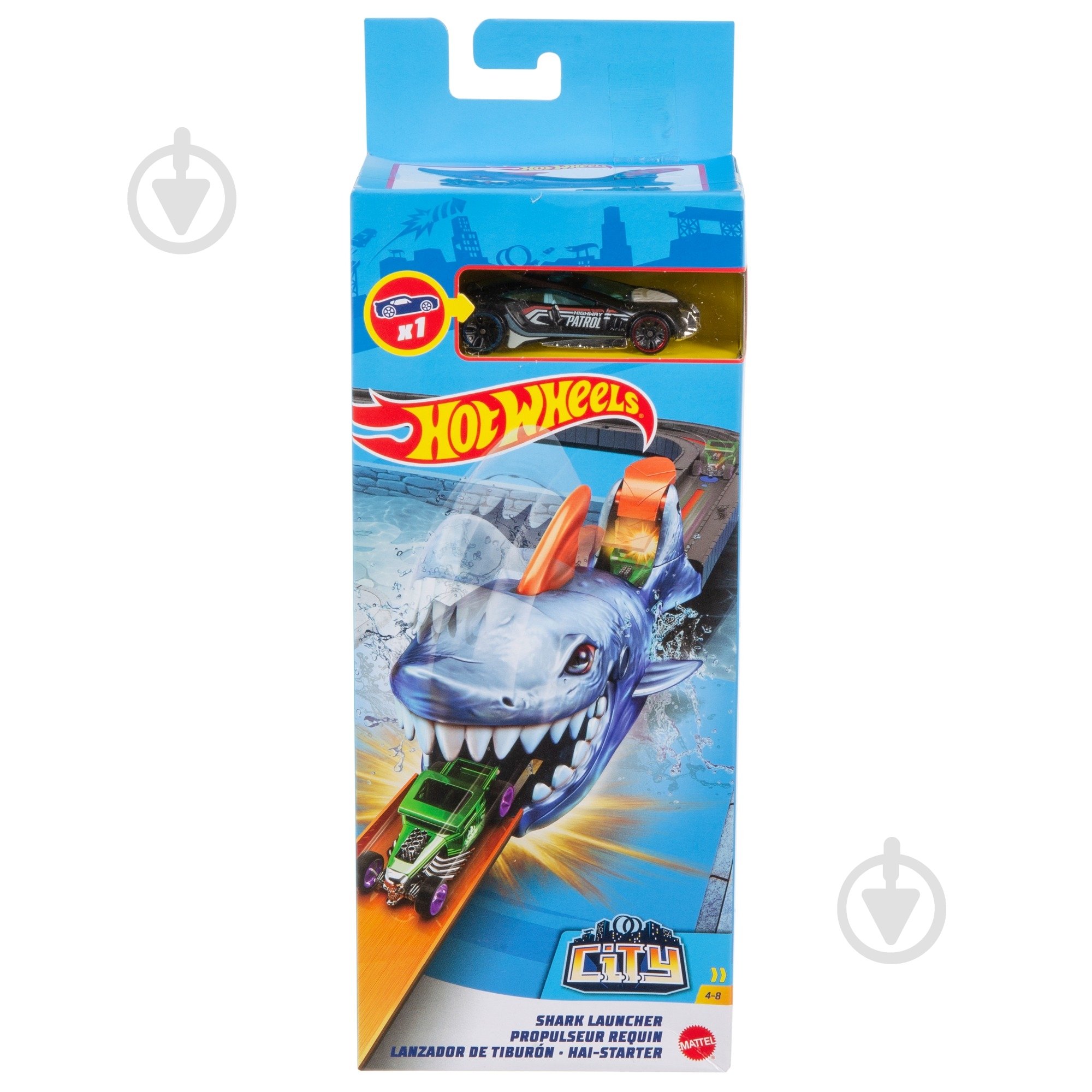 Вантажівка-пускач Hot Wheels Прискорювачі Небезпечні створіння GVF41 - фото 8