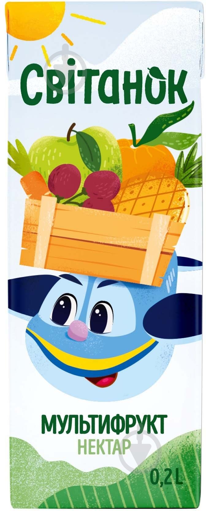 Нектар Світанок Мультифруктовый 0,2 л - фото 1