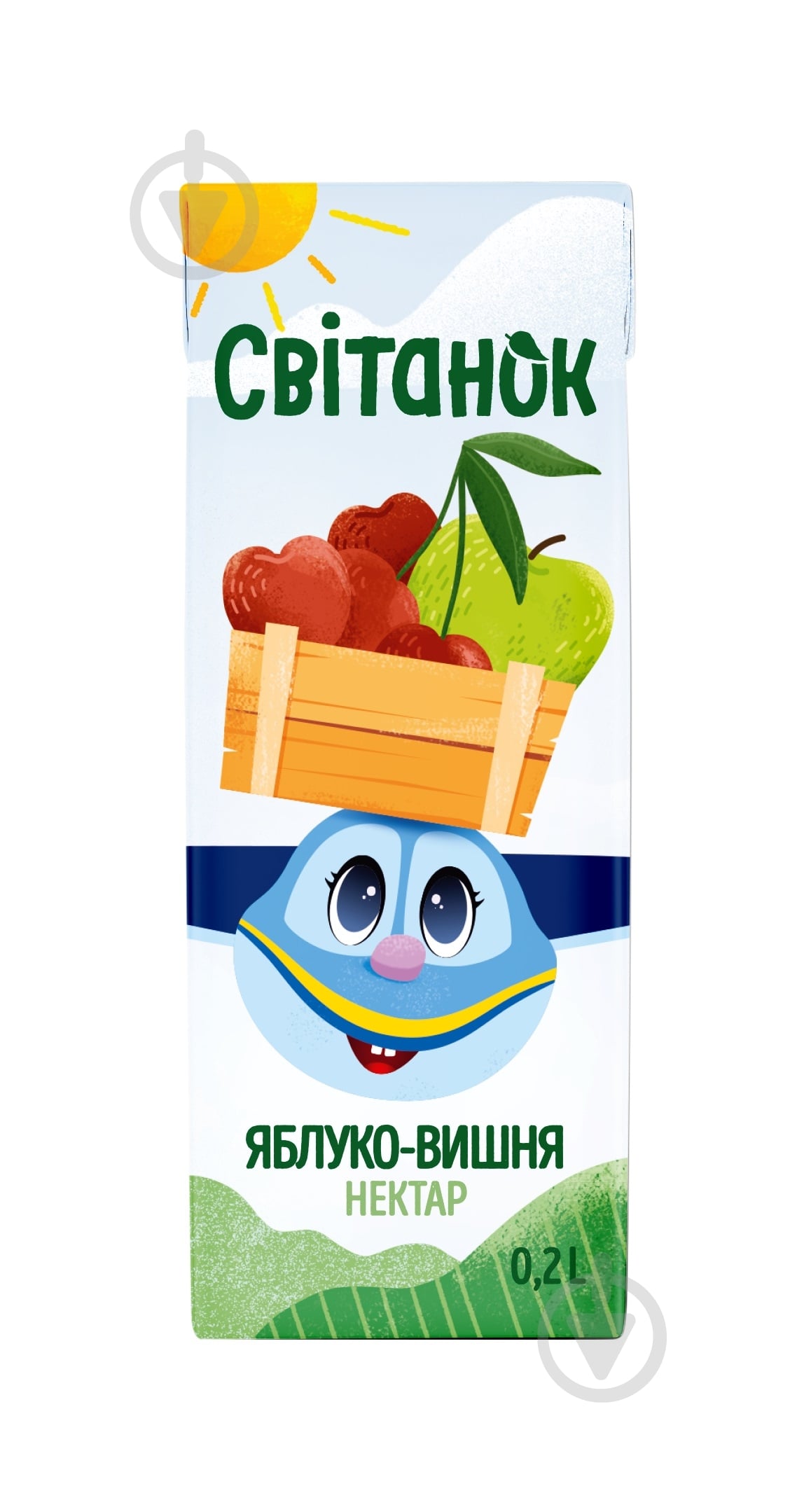 Нектар Світанок Яблучно-вишневий 0,2 л - фото 1