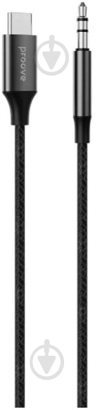 Кабель Proove SoundTrack Type-C - 3.5mm 1 м чорний (ACST00002801) - фото 1 Кабель Proove SoundTrack Type-C - 3.5mm 1 м чорний (ACST00002801) - фото 1
