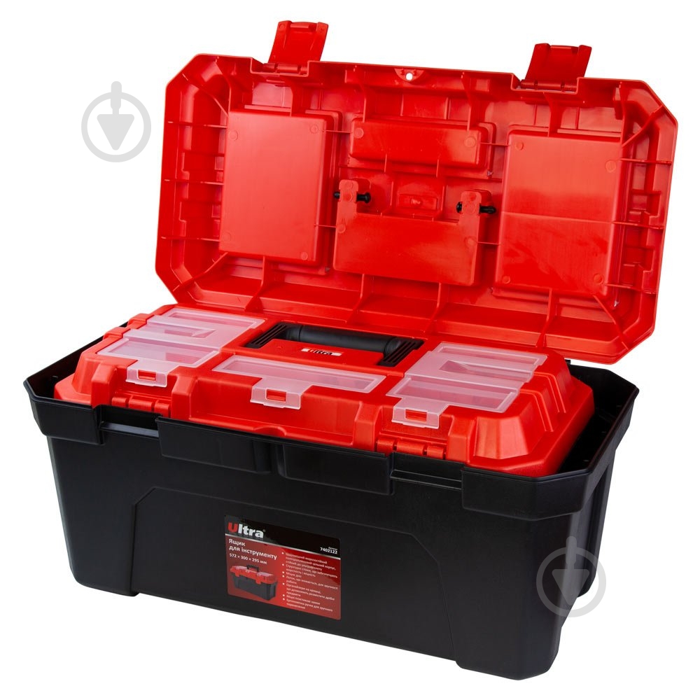 Набор ящиков для инструментов Ultra для инструмента 4 в 1 305×150×100 мм 410×230×205 мм 507×254×259 мм 572×300×295 мм 7402082 - фото 3