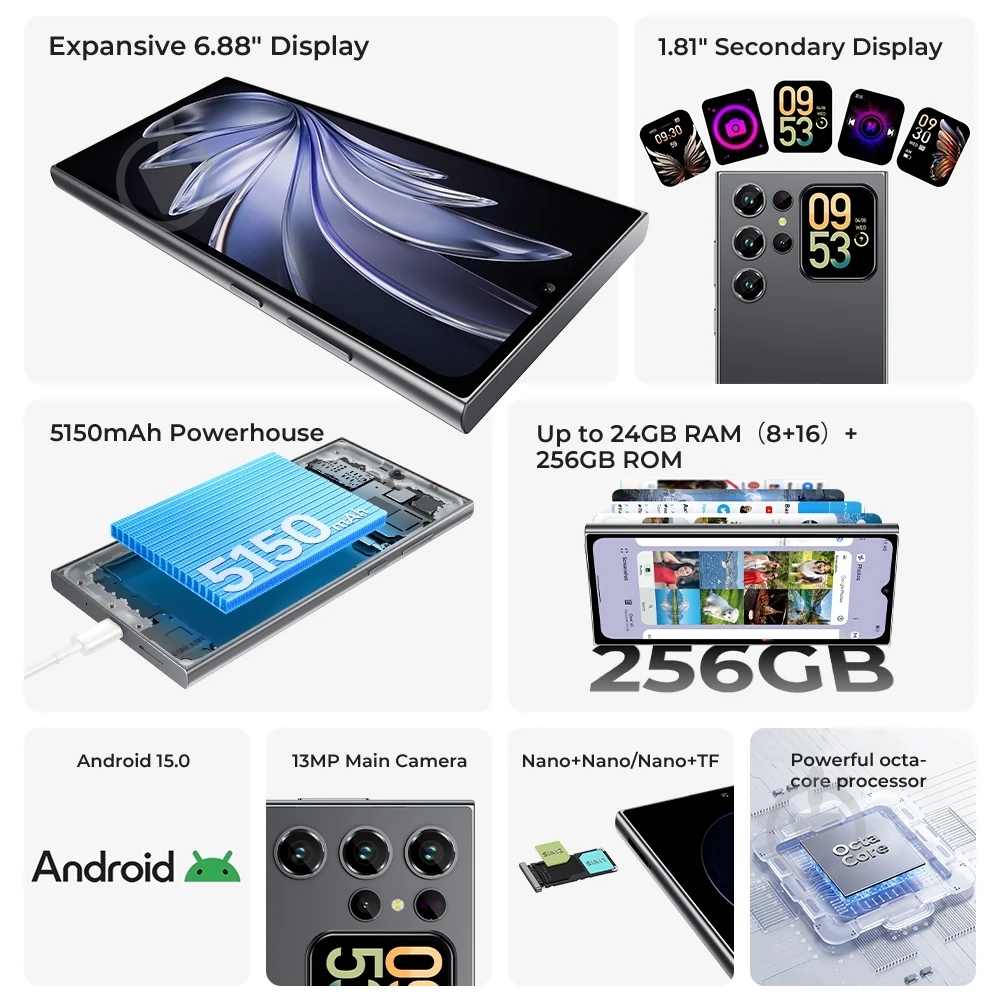 Смартфон Oukitel C62 pro 8/256GB black (C62PRO_BK) - фото 9