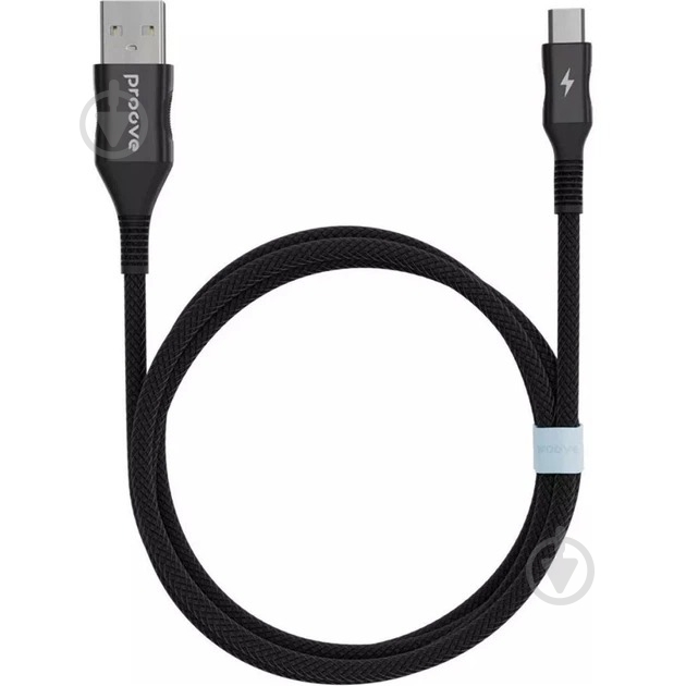 Кабель Proove Braided Scout Micro USB 2.4A 1 м черный (CCBS20001301) - фото 1