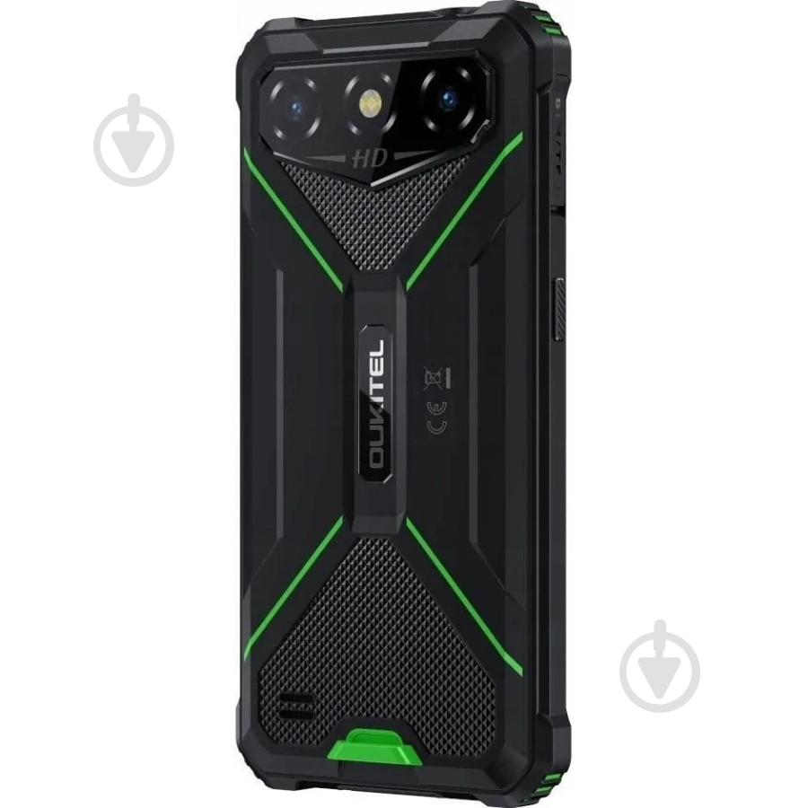 Смартфон Oukitel G3 4/128GB black/green (G3_GN) - фото 5