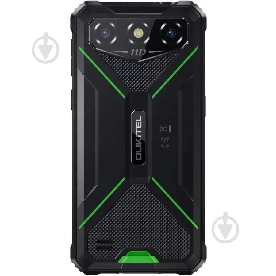 Смартфон Oukitel G3 4/128GB black/green (G3_GN) - фото 6