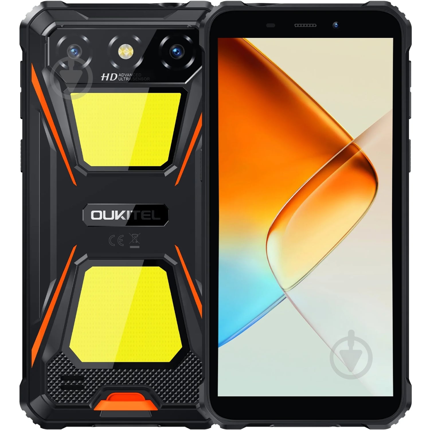 Смартфон Oukitel G5 4/64GB black/orange (G5_4_64_OR) - фото 1 Смартфон Oukitel G5 4/64GB black/orange (G5_4_64_OR) - фото 1