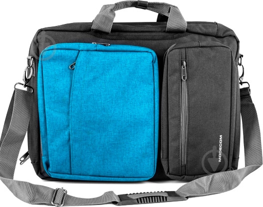 Сумка Modecom Modecom Reno 15.6" grey/blue (TOR-MC-RENO-BLU) - фото 1 Сумка Modecom Modecom Reno 15.6" grey/blue (TOR-MC-RENO-BLU) - фото 1