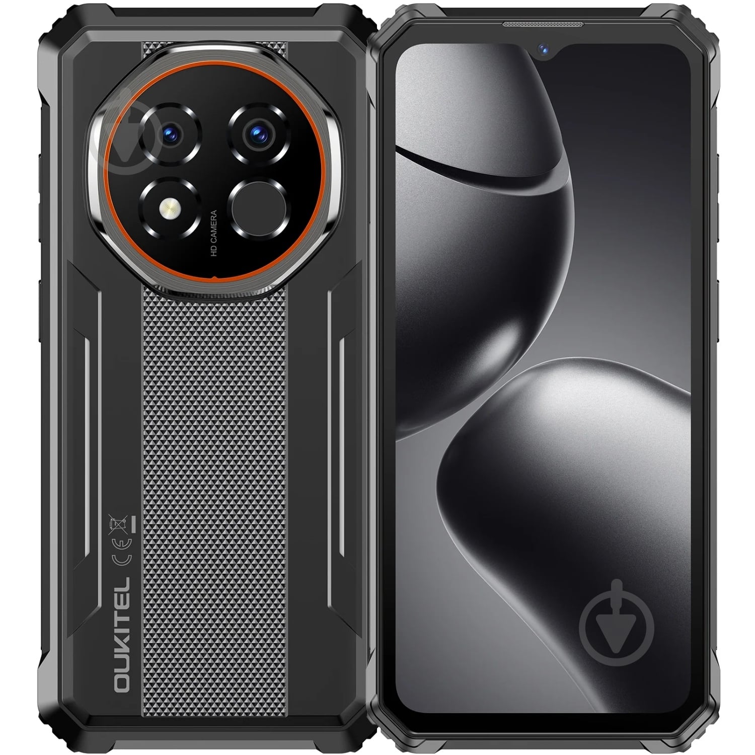 Смартфон Oukitel G6 8/256GB black (G6_8_256_BK) - фото 1